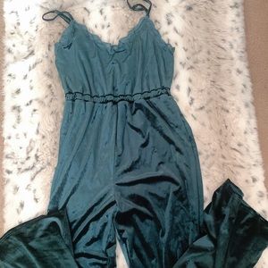 velvet jumpsuit